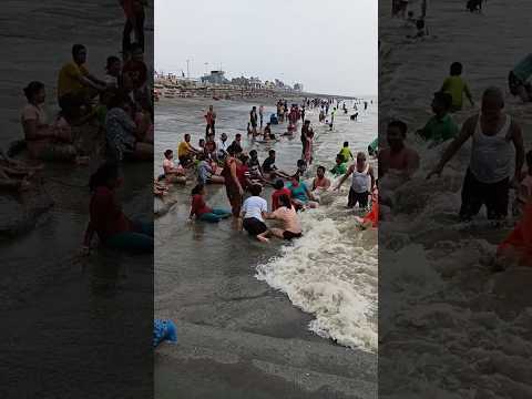Digha:-"মতিচুর জলোচ্ছ্বাস" SeaBeach female 🚿 bath point #digha #beach #shorts #viral #youtubeshorts