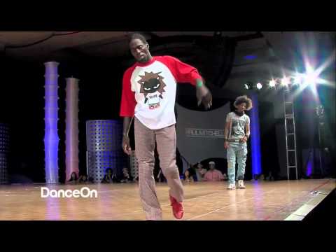 J BOOGIE vs  Laurent Les Twins Allstyles Battle Round 1 Hip Hop International HHI 2012