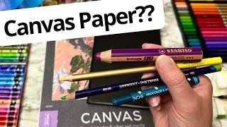🎨 Water Soluble Art Supplies on Canvas Paper