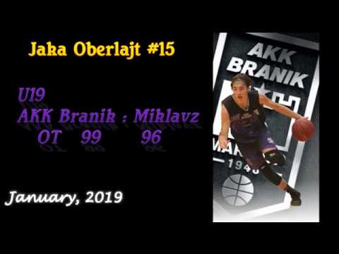 Jaka Oberlajt #15 - U19 - Branik Vs Miklavž - win in OT
