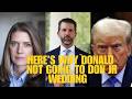 Mary Trump: Donald isn't going to his son Donald Jr's wedding this weekend bc he doesn't love anyone DEFAULT Thumbnail