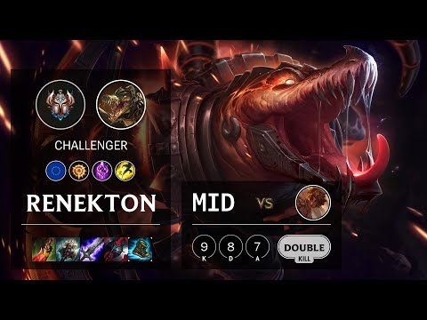 Renekton Mid vs Taliyah - EUW Challenger Patch 10.16