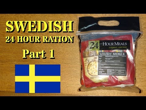 Ration Review: Swedish 24 HR Freeze-Dried Ration Part 1 (Opening and Breakfast)