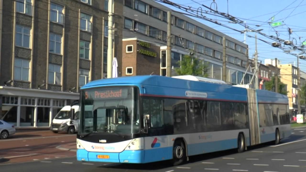 TROLLEYBUSES IN ARNHEM AUG 2016