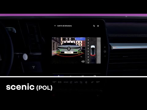 system wspomagania parkowania przodem/tyłem/bokiem - Scenic E-Tech electric - Renault