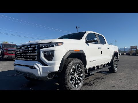 2026 GMC Canyon Crew Cab Short Box 4-Wheel Drive Denali in White for sale at North Star Chevrolet Buick GMC in Cranbrook, BC