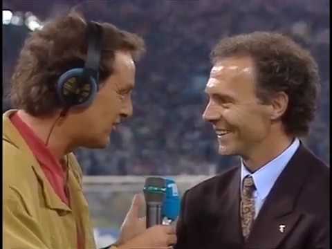ARD Sportschau: Franz Beckenbauer post-match interview vs Argentinien (WM 1990, Finale)
