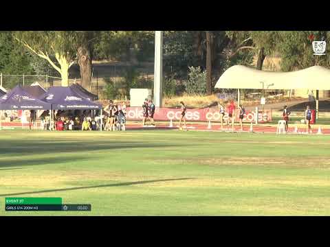 Girls U14 200m Heat 3: 2024-25 State Combined Event Championships