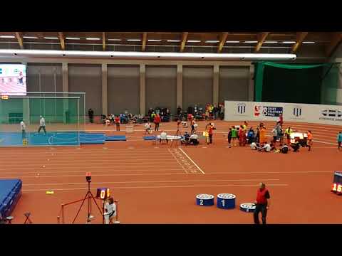 MČR žactva 2018 Ostrava finále na 150m národní rekord Áďa Novotná 18,23s