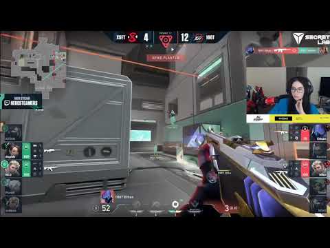 Kyedae reacts to 100T Hiko's 1v2 clutch against XSET