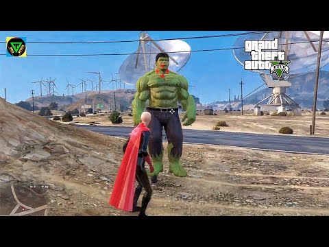 GTA5 - HULK VS SAITAMA(EVIL)#gtavmods#hulkvsonepunchman#vs#evilsaitama#gtavhulk#onepunchman#anime