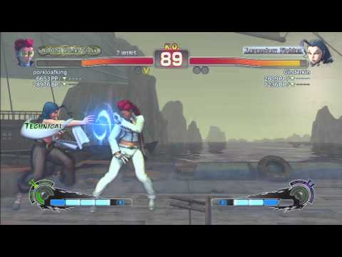 Super Street Fighter 4 Endless Cinderkin VS Wolfkrone