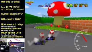 MK64 - former world record on Mario Raceway - 27''70 (NTSC: 23''04)