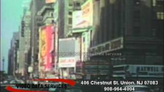 New York City 1954, 8mm home movie film transferred to dvd