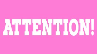 Kesha, Slayyyter, Rose Gray - ATTENTION! (Official Lyric Video)