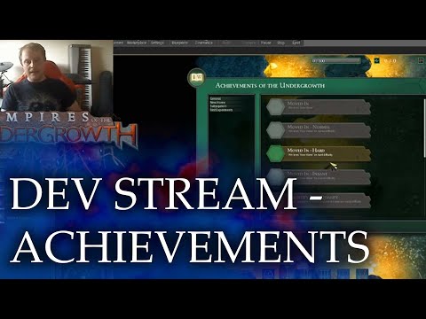 Empires of the Undergrowth Development Livestream - More work on Achievements