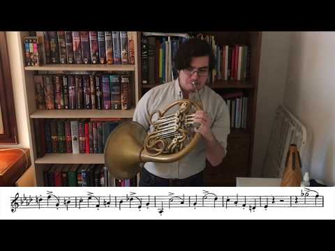 (TMEA 2020-2021 #1) Gugel, Etude 10, Allegro vivo - Scott Leger Horn