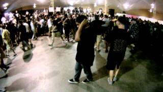 Death Threat @ Sound and Fury 2011 (POV mosher gets moshed)