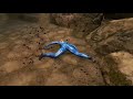 Skyrim Ryona Zero Suit Samus Ragdoll