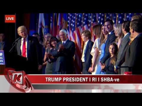 TRUMP PRESIDENT I RI I SHBA-ve