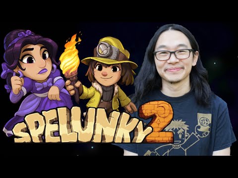 Teaching the developer how to play! - Spelunky 2 Co-op with Derek Yu