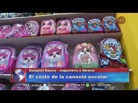 El precio de la canasta escolar