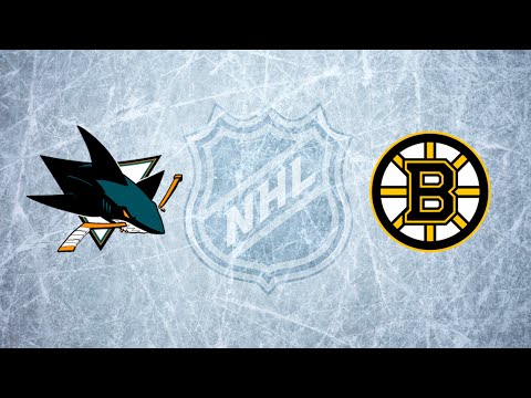 NHL San Jose Sharks vs Boston Bruins / Oct.24, 2021/Goals only