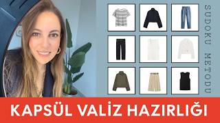 Kapsül Valiz Rehberi: 9 Parça & 15 Farklı Kombin + Ürün Linkleri