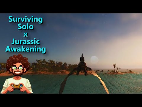 Finally Taking To The Skies And Exploring Carno Island! Surviving Solo x Jurassic Awakening