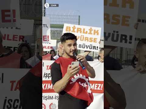 DİSK İletişim-İş’ten GHZ depo önünde açıklama: “İşten atmalarla sendikayı engelleyemezsiniz”