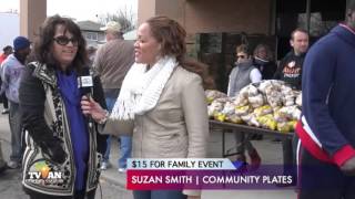 2015 $15 FOR FAMILY TURKEY DRIVE EVENT @COMMUNITY PLATES