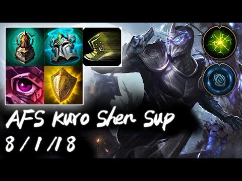 AFS Kuro Shen Support vs Alistar | Korea High Elo Replays
