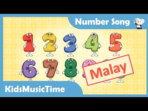 Number Song 1-10 in Malay | Learn Malay / Bahasa Melayu! - KidsMusicTime