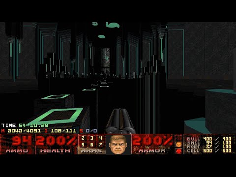 Doom II: Sunder - Map 20 (Beneath the Waves of Styx) UV-Max in 1:01:59