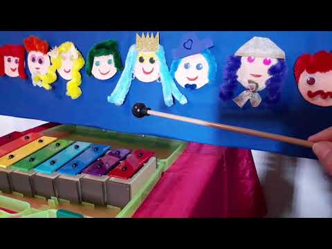 Family members and music notes