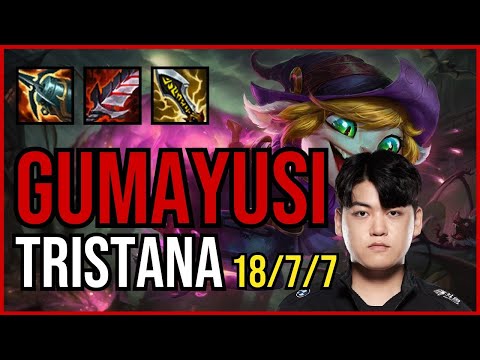GUMAYUSI - TRISTANA vs KAI'SA ADC - KR Challenger - Patch 11.6 QUADRAKILL