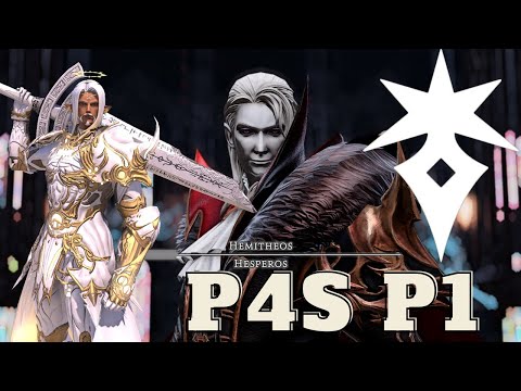 FF14 / Hesperos / Asphodelos / Savage / P4S / Phase 1 / Dark Knight POV