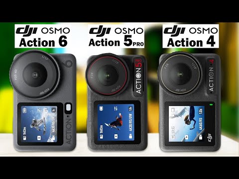 DJI Osmo Action 6 Vs Action 5 Pro Vs Action 4