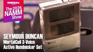Video thumbnail for Seymour Duncan - MortalCoil Multiple Voiced Active Humbucker Set I NAMM 2026 by Premier Guitar