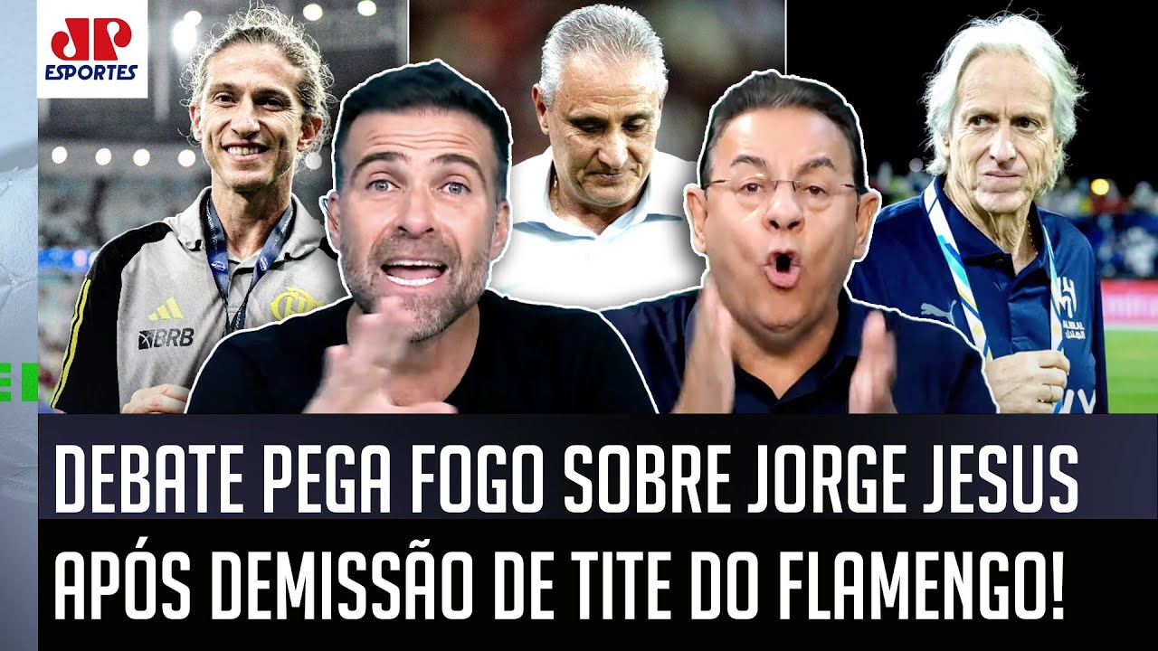 "VOCÊ TÁ MALUCO??? Se UM DIA o Jorge Jesus VOLTAR pro Flamengo..." DEBATE FERVE sobre Tite DEMITIDO!