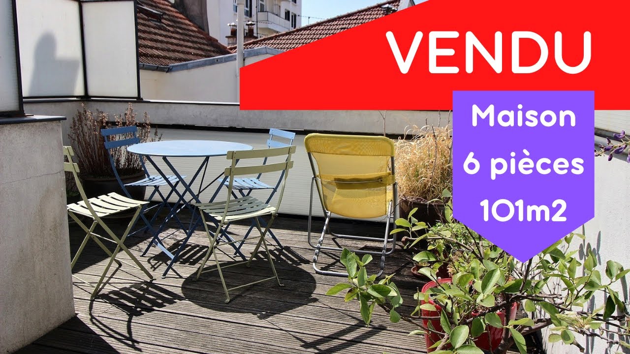 ?? VENDU maison 6 pièces 105m2 sur Charenton-le-Pont