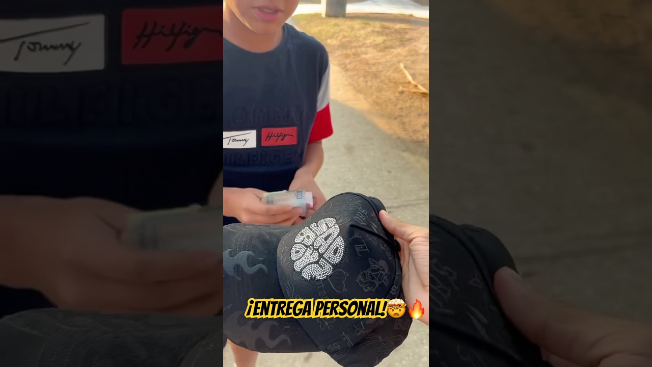 ¡ENTREGA DE GORRA DE +$1800!🤯🔥¡DANDY x JUNIOR H!😳💎#dandy #gorras #viral #fyp #entregaspersonales