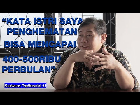 Testimonial : "Kata istri saya, penghematan bisa mencapai 400-500Ribu perbulan" (ICASolar Channel)