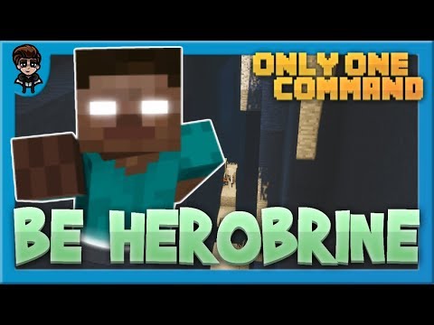 Be Herobrine One Command Creations