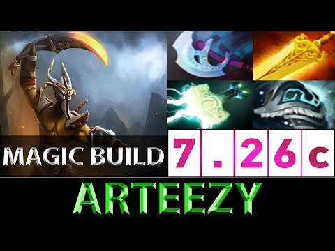 Arteezy [Juggernaut] The Super Effective Magic Build ► Dota 2 7.26c