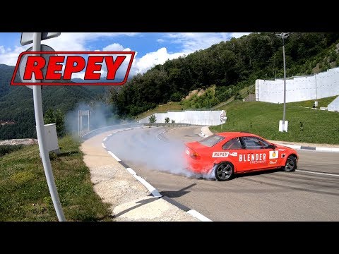 Дрифт в горах Сочи. Тест трассы Grounded event.