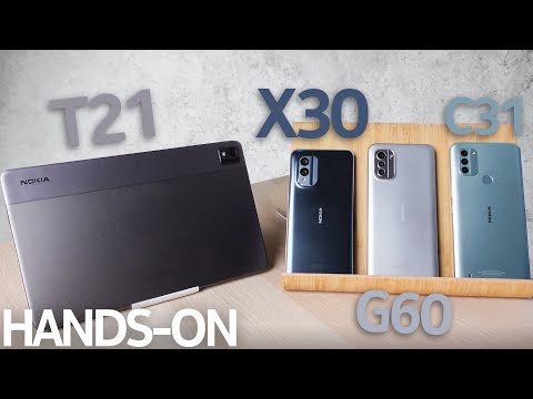 Nokia X30 5G, Nokia G60, Nokia C31 & Nokia T21 Tablet Official! | Hands-On