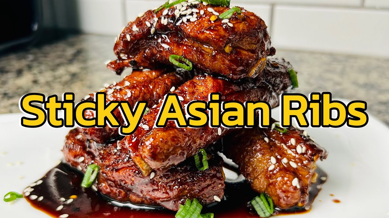 Fried S￼ticky Asian Ribs ￼