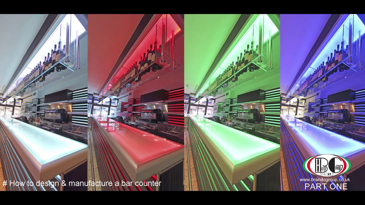 how to design & manufacture a bar counter PART ONE