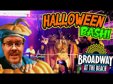 Halloween Bash at Broadway at the Beach with Retro Myrtle Beach Guy the craziest party of the year